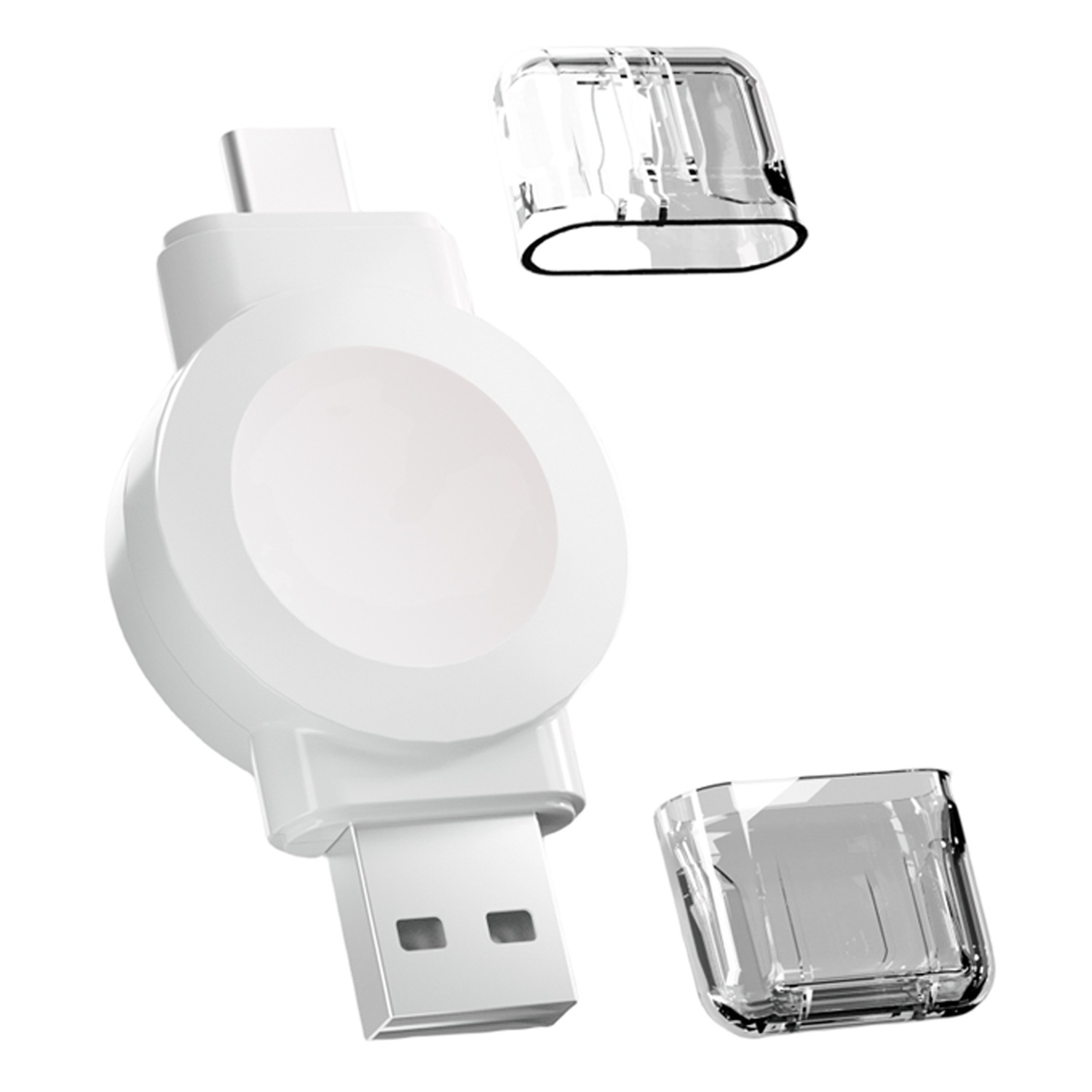 1 Pack Smart Watch Wireless Charger, Portable Magnetic Cordless Travel Charger Suitable For IWatch - Image 2