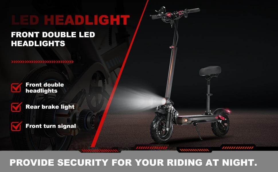 US Warehouse Long-lasting 800-watt Foldable High-power Electric Scooter For Sale - Image 8