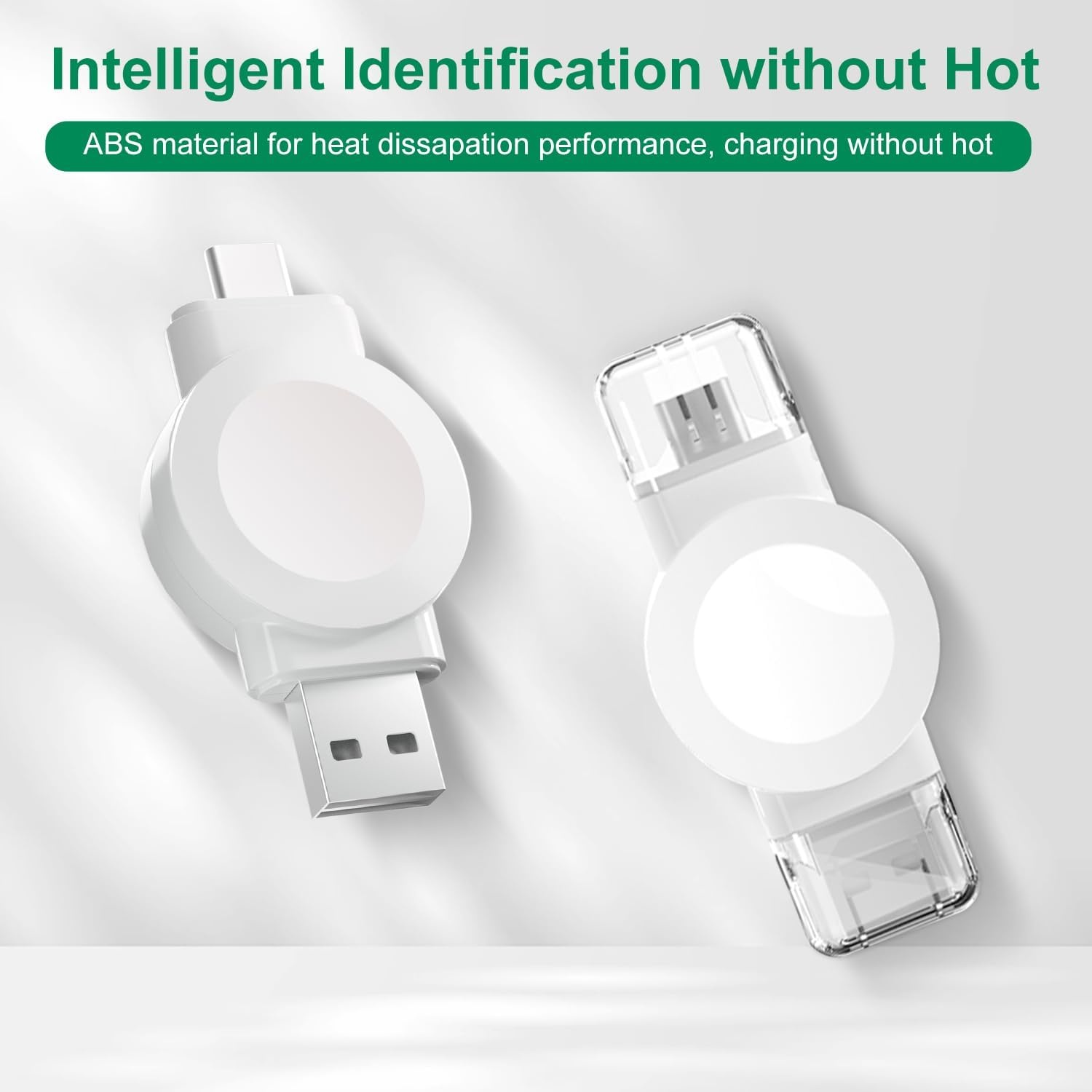 1 Pack Smart Watch Wireless Charger, Portable Magnetic Cordless Travel Charger Suitable For IWatch - Image 6