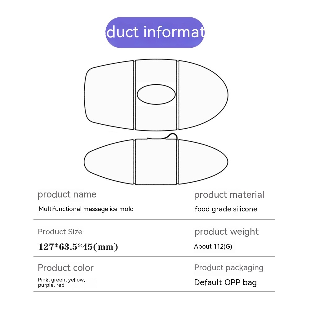 Silicone Ice Face Roller Contour Shrink Pores Remove Dark Circles Massage Skin Beauty Facial Roller For Eyes Neck Skin Care Tool - Image 7