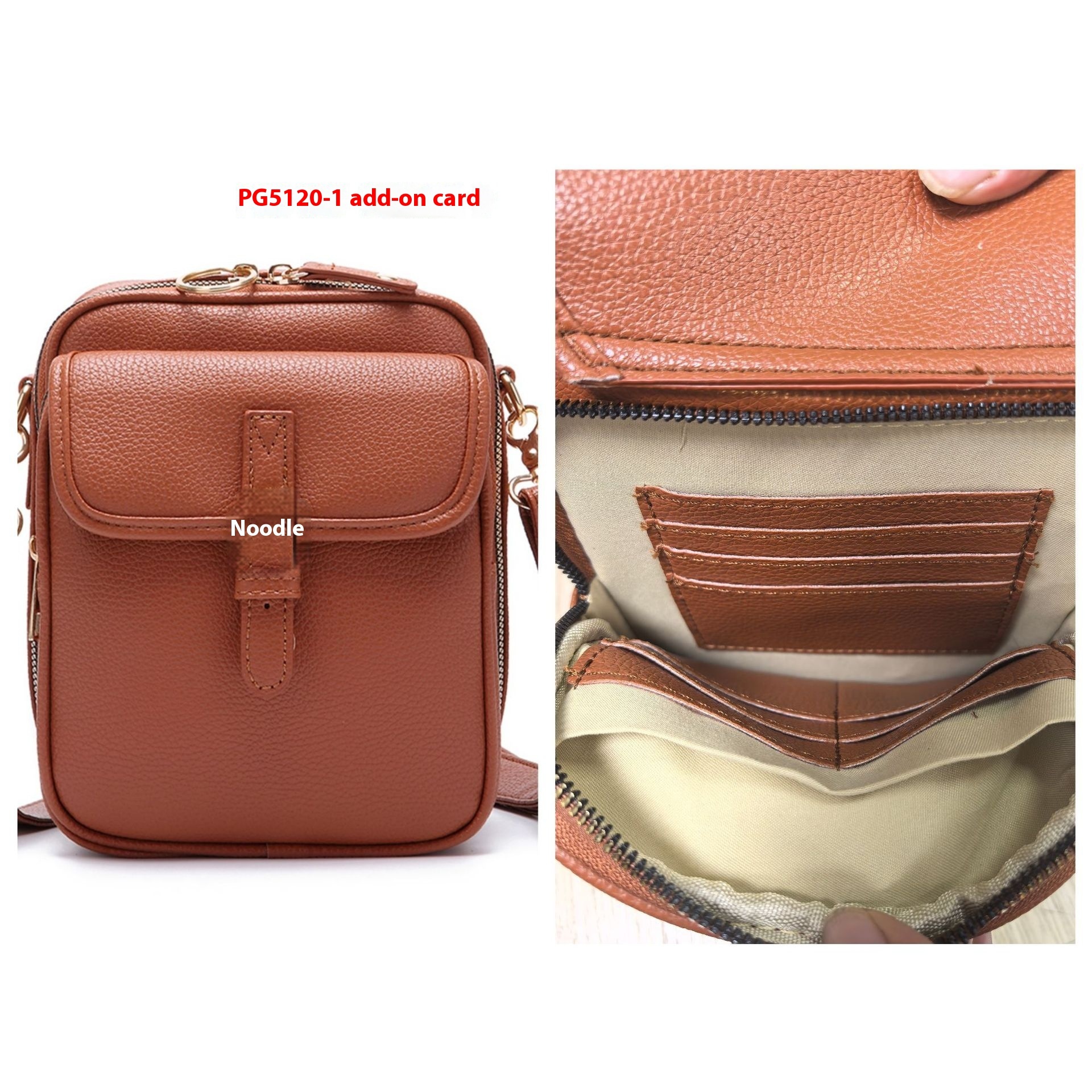 Unisex Vintage Large Capacity Messenger Bag Storage Bag With 10 Card Inserts Casual Backpack Women's Bag Retro Backpack Large Capacity Travel - Image 5