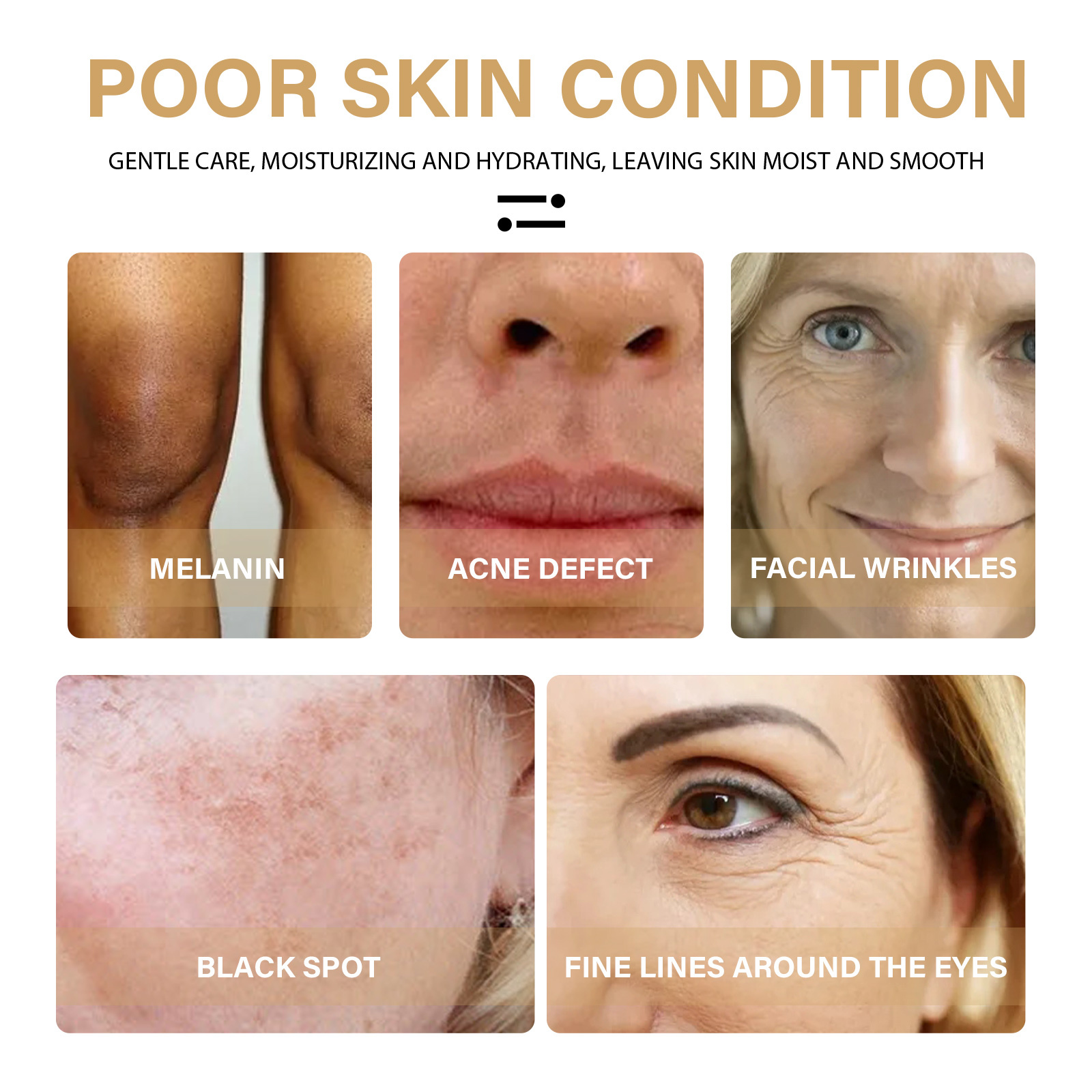 EELHOE Turmeric Dark Spot Correcting Serum Face Care Spot Moisturizing Nourishing Repairing Complexion Serum - Image 8