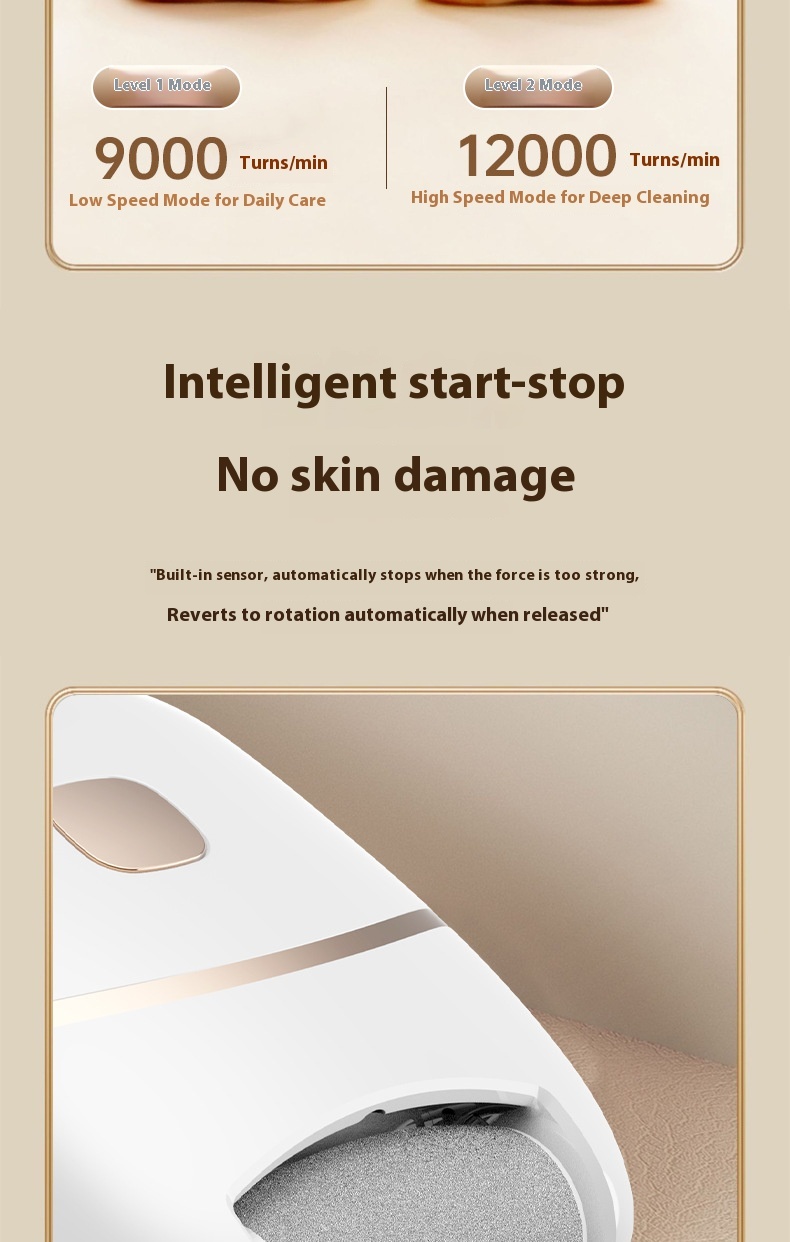 Electric Foot Grinder Household Automatic Foot Grinding For Removing Dead Skin And Calluses A For Beautiful Feet And Foot Care - Image 7