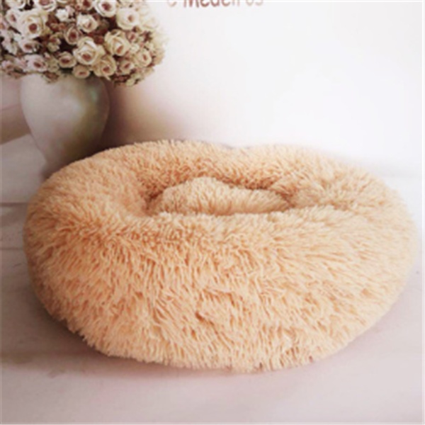 Round Long Hairy Autumn And Winter Nest Pad Cat Mattress - Image 2