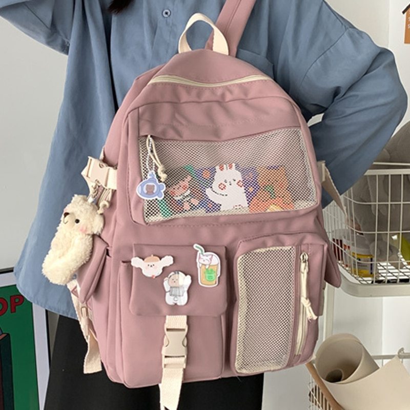 Large-Capacity Junior High School Students Take The Harajuku Backpack Trend - Image 10