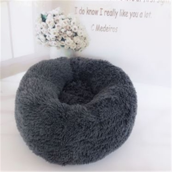 Round Long Hairy Autumn And Winter Nest Pad Cat Mattress - Image 4