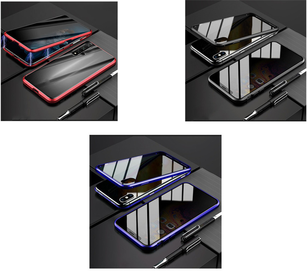 Anti-peep Magnetic Protective Shell Magnetic Privacy Glass Case - Image 5