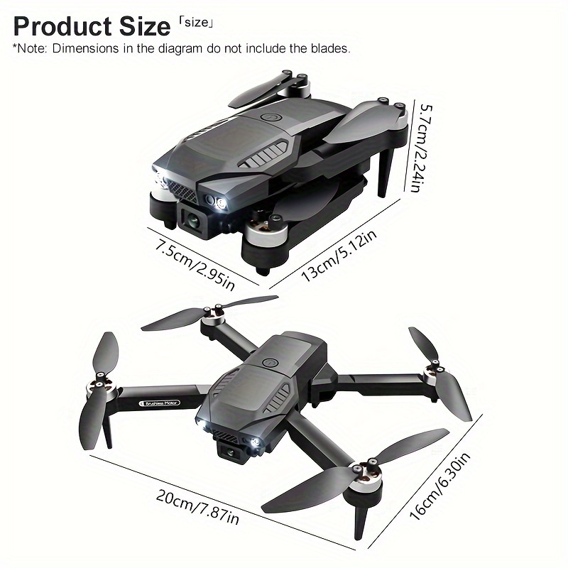 F198 Drone Professional Dual Camera 1080P WIFI FPV HD Aerial Photography Brushless Foldable Drone - Image 6