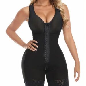 Shapewear Jumpsuit For Women Tummy Control Post Surgery Full Body Shaper Butt Lifter With Zipper Crotch Skimsbodysuits Elegant Bodysuitfajashaper