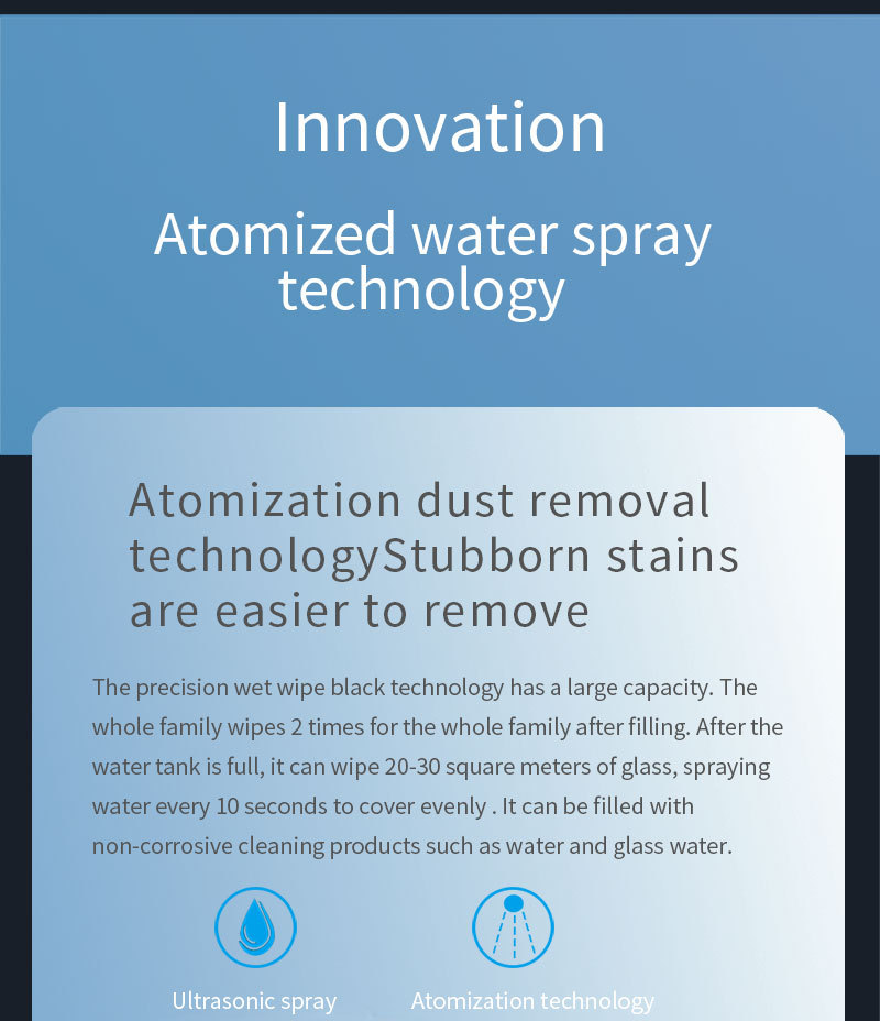 Window Cleaner Robot, Smart Window Cleaner With Automatic Water Spray, Remote Control Robot Window Washer For Windows Tiles Glass Door - Image 8