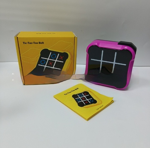 Educational Tictactoe Three-character Chess Rice Chess Children's Toys Montessori Puzzle Table Game Chess Chess Set Portable For Adults Kids - Image 3