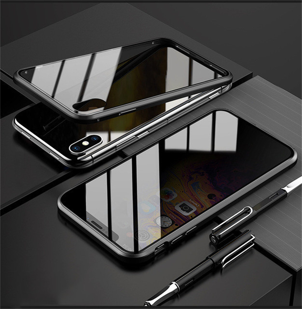 Anti-peep Magnetic Protective Shell Magnetic Privacy Glass Case - Image 4