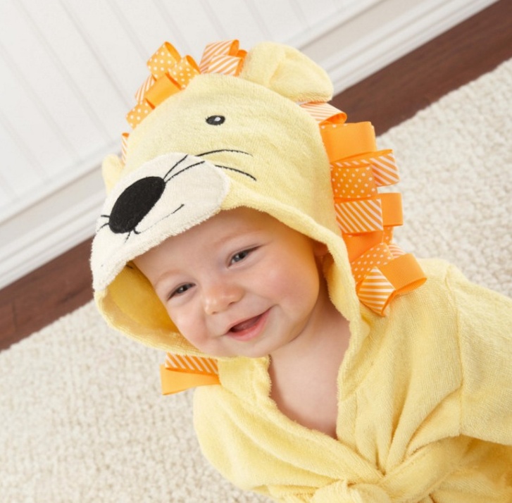 Cartoon Cute Animal Modeling Baby Bath Towels Baby Bathrobes Cotton Children's Bathrobes Baby Hooded - Image 8